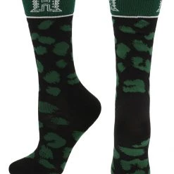 TCK Hawaii Rainbow Warriors Socks Womens Savage Crew Socks All Schools