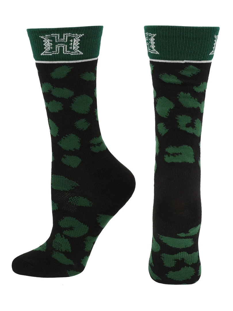 TCK Hawaii Rainbow Warriors Socks Womens Savage Crew Socks All Schools 1 TCK Hawaii Rainbow Warriors Socks Womens Savage Crew Socks All Schools