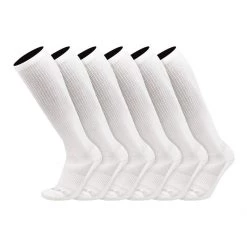 TCK Over The Calf Work Socks For Men And Women 9-11 10-13 13-15 Moisture Wicking Tall Cushioned Boot Socks 6-pack