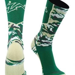 TCK Sports University Of South Florida Bulls Socks Woodland Camo Crew All Schools