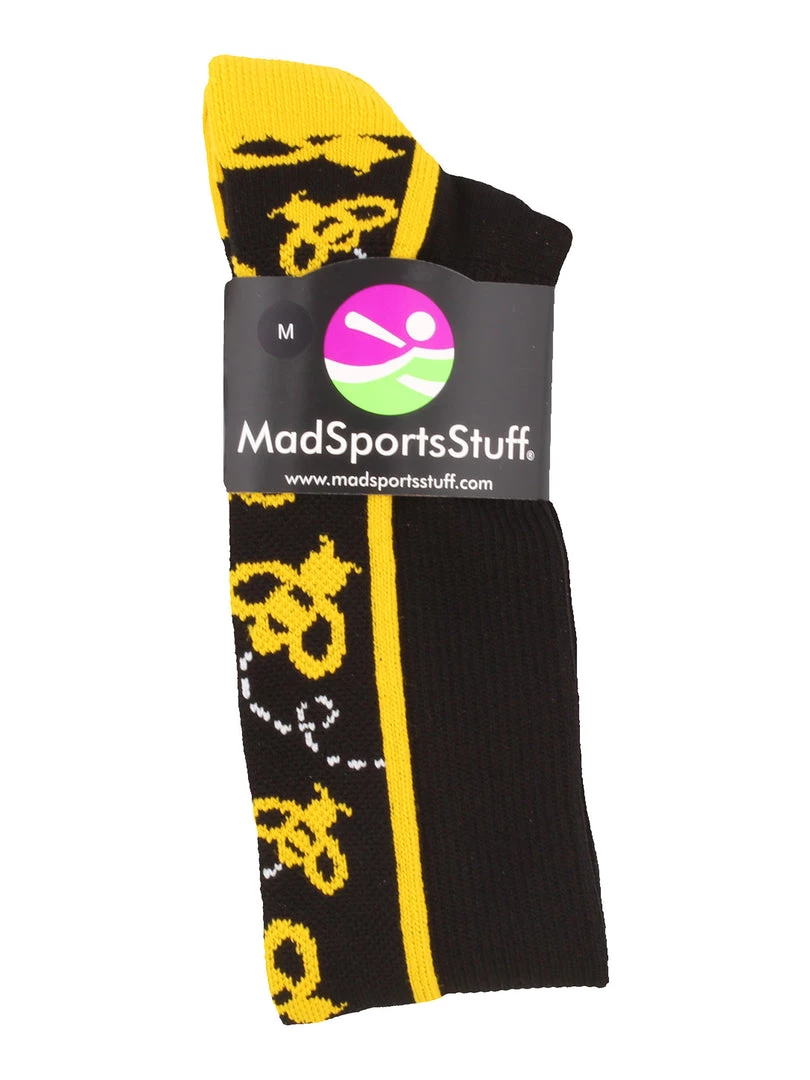 MadSportsStuff Crazy Socks With Bumble Bees Over The Calf Softball Socks 2 MadSportsStuff Crazy Socks With Bumble Bees Over The Calf Softball Socks
