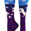 MadSportsStuff Neon Unicorn Socks Over The Calf