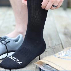 Basketball Socks TCK Moisture Wicking Work Crew Socks For Men & Women- 9-11 / 10-13 / 13-15 Cushioned Boot Socks 6-pack