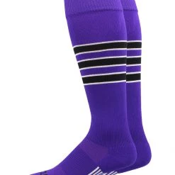 MadSportsStuff Gridiron 3 Stripe Football Socks (Multiple Colors)