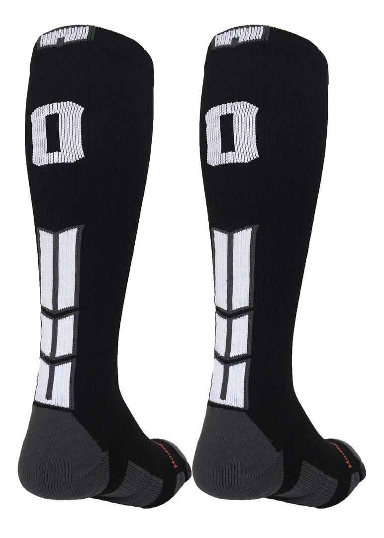 MadSportsStuff Softball Socks Black Player ID Custom Number Over The Calf Socks For Softball Baseball Football Boys And Girls 7 MadSportsStuff Softball Socks Black Player ID Custom Number Over The Calf Socks For Softball Baseball Football Boys And Girls