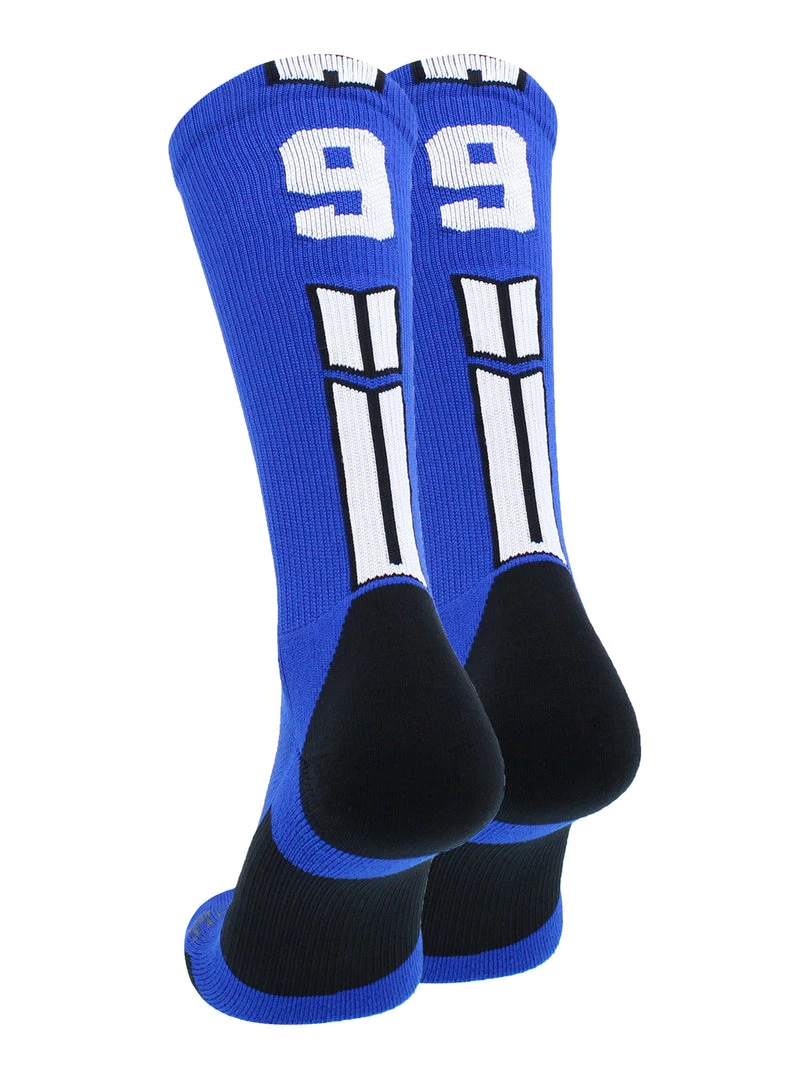 MadSportsStuff Volleyball Socks Royal Player ID Custom Number Crew Socks For Basketball Lacrosse Volleyball Boys And Girls 105 MadSportsStuff Volleyball Socks Royal Player ID Custom Number Crew Socks For Basketball Lacrosse Volleyball Boys And Girls