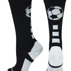 MadSportsStuff Soccer Ball Athletic Crew Socks (multiple Colors)