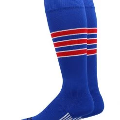 MadSportsStuff Dugout 3 Stripe Softball Socks (Multiple Colors)