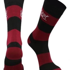 TCK All Schools South Carolina Gamecocks Socks Game Day Striped Crew Socks