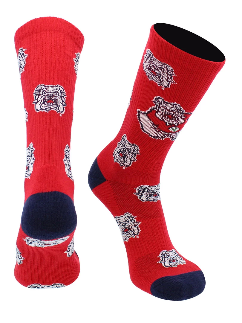 TCK Fresno State Bulldogs Socks Fresno State University Bulldogs Mayhem Crew Socks 4 TCK Fresno State Bulldogs Socks Fresno State University Bulldogs Mayhem Crew Socks