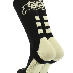 TCK Sports NCAA CU Boulder Buffs Socks University Of Colorado Baseline Crew All Schools