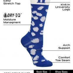 TCK All Schools Duke Blue Devils Socks Womens Savage Crew Socks 7 TCK All Schools Duke Blue Devils Socks Womens Savage Crew Socks