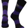 TCK All Schools Minnesota State Mavericks Socks Game Day Striped Crew Socks
