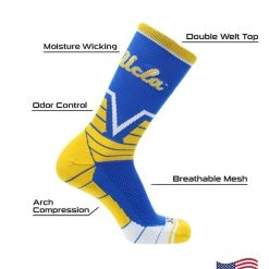 TCK UCLA Bruins Socks Victory Crew All Schools 8 TCK UCLA Bruins Socks Victory Crew All Schools