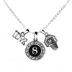 MadSportsStuff Custom Player Jersey ID Basketball Necklace (Available In 24 Numbers) 7 MadSportsStuff Custom Player Jersey ID Basketball Necklace (Available In 24 Numbers)