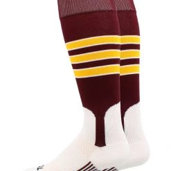 MadSportsStuff Baseball Stirrup Socks 3 Stripe With Featheredge