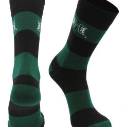 TCK Hawaii Rainbow Warriors Socks Game Day Striped Crew Socks All Schools