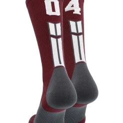MadSportsStuff Maroon Player ID Custom Number Crew Socks For Basketball Lacrosse Volleyball Boys And Girls Volleyball Socks 178 MadSportsStuff Maroon Player ID Custom Number Crew Socks For Basketball Lacrosse Volleyball Boys And Girls Volleyball Socks