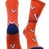 TCK Virginia Cavaliers Socks Crew Length Sock Mayhem All Schools