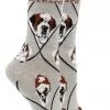WHD Saint Bernard Socks For Women Gift For Dog Lovers Crazy Socks - Crew