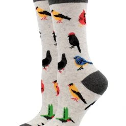 WHD Backyard Bird Socks For Women Gift For Bird Lovers