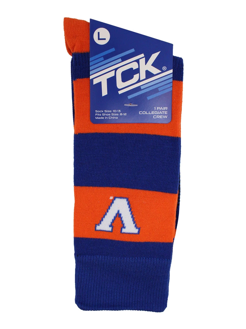 TCK Virginia Cavaliers Socks Game Day Striped Crew Socks 4 TCK Virginia Cavaliers Socks Game Day Striped Crew Socks