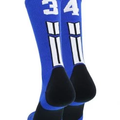 MadSportsStuff Volleyball Socks Royal Player ID Custom Number Crew Socks For Basketball Lacrosse Volleyball Boys And Girls 199 MadSportsStuff Volleyball Socks Royal Player ID Custom Number Crew Socks For Basketball Lacrosse Volleyball Boys And Girls