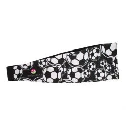 MadSportsStuff Crazy Soccer Headband With Soccer Ball Logos Headbands
