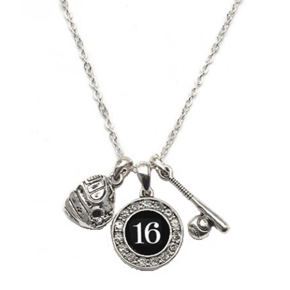 MadSportsStuff Jewelry Girls Softball Necklace With Jersey Number (Available In 39 Numbers) 34 MadSportsStuff Jewelry Girls Softball Necklace With Jersey Number (Available In 39 Numbers)