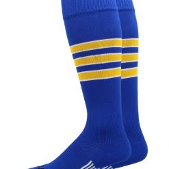 MadSportsStuff Gridiron 3 Stripe Football Socks (Multiple Colors)
