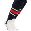 TCK Baseball Stirrup Socks With Stripes Pattern E Baseball Socks