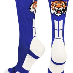 MadSportsStuff Tigers Logo Athletic Crew Socks (multiple Colors)