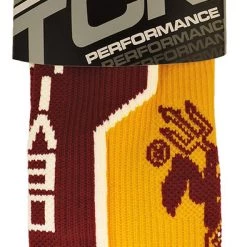 TCK Arizona State University Socks ASU Sun Devils Perimeter Crew