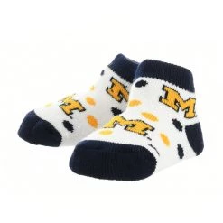 TCK All Schools Michigan Wolverines Toddler Socks Low Cut Little Fan