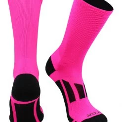 Basketball Socks TCK Solid Performance 2.0 Crew Socks - Elite Athletic Socks For Men And Women, Boys And Girls