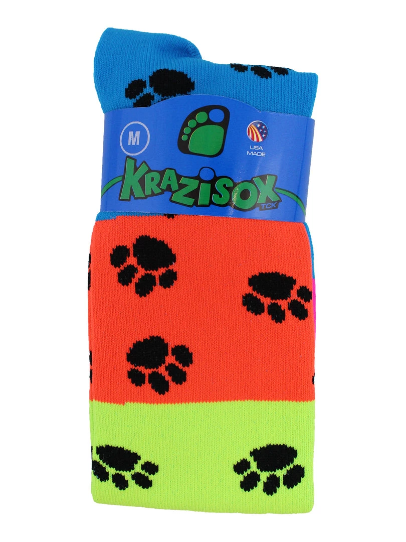 TCK Neon Rainbow Fun Print OTC Socks Softball Socks 2 TCK Neon Rainbow Fun Print OTC Socks Softball Socks