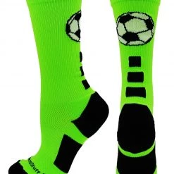 MadSportsStuff Soccer Ball Athletic Crew Socks (multiple Colors)