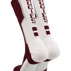 TCK All Schools Texas A&M Aggies Socks Perimeter Crew