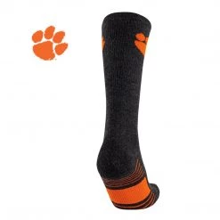 TCK Clemson University Tigers Socks - Pure Merino Wool - Far Trek All Schools