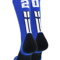 MadSportsStuff Volleyball Socks Royal Player ID Custom Number Crew Socks For Basketball Lacrosse Volleyball Boys And Girls 162 MadSportsStuff Volleyball Socks Royal Player ID Custom Number Crew Socks For Basketball Lacrosse Volleyball Boys And Girls