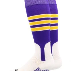 MadSportsStuff Baseball Stirrup Socks 3 Stripe With Featheredge