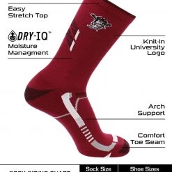 TCK New Mexico State Aggies Socks New Mexico State University Aggies Champion Crew Socks