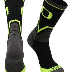 TCK Oregon Ducks Socks Victory Crew 11 TCK Oregon Ducks Socks Victory Crew