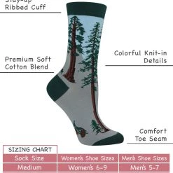 WHD Conifer Tree Socks For Women Gift For Tree Lovers