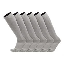 TCK Over The Calf Work Socks For Men And Women 9-11 10-13 13-15 Moisture Wicking Tall Cushioned Boot Socks 6-pack