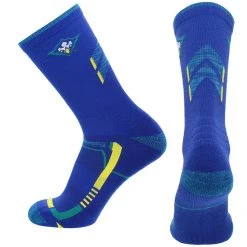 TCK All Schools UNC Wilmington Seahawks Socks University Of North Carolina Wilmington Seahawks Champion Crew Socks