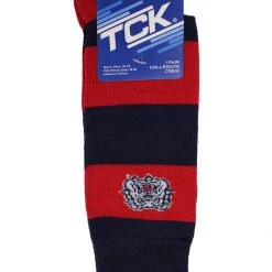 TCK Fresno State Bulldogs Socks Game Day Striped Crew Socks All Schools