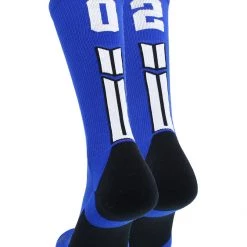 MadSportsStuff Volleyball Socks Royal Player ID Custom Number Crew Socks For Basketball Lacrosse Volleyball Boys And Girls 180 MadSportsStuff Volleyball Socks Royal Player ID Custom Number Crew Socks For Basketball Lacrosse Volleyball Boys And Girls