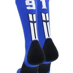 MadSportsStuff Volleyball Socks Royal Player ID Custom Number Crew Socks For Basketball Lacrosse Volleyball Boys And Girls 142 MadSportsStuff Volleyball Socks Royal Player ID Custom Number Crew Socks For Basketball Lacrosse Volleyball Boys And Girls