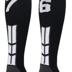 MadSportsStuff Softball Socks Black Player ID Custom Number Over The Calf Socks For Softball Baseball Football Boys And Girls 137 MadSportsStuff Softball Socks Black Player ID Custom Number Over The Calf Socks For Softball Baseball Football Boys And Girls